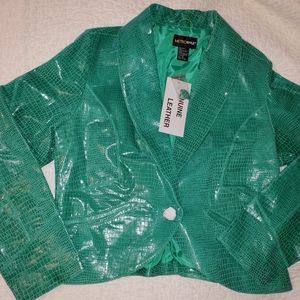 Leather Jacket - fully lined, Brand new